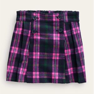 Plaid Pink and Green Women's Skirt